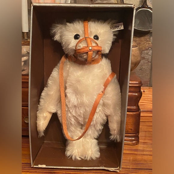 STEIFF 1990 LIMITED EDT. REPLICA 1908 MUZZLE BEAR/STEIFF 16cm MINI MUZZLE BEAR - Picture 2 of 15